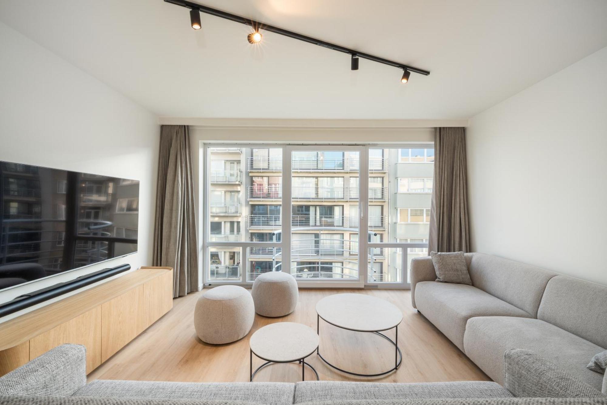 Luxe Comfort App Met Zijdelings Zeezicht En In Centrum * Ostende
